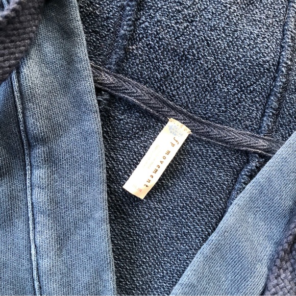 Free People Spur Of The Moment Solid Hoodie - Summer Night - Picture 5 of 5